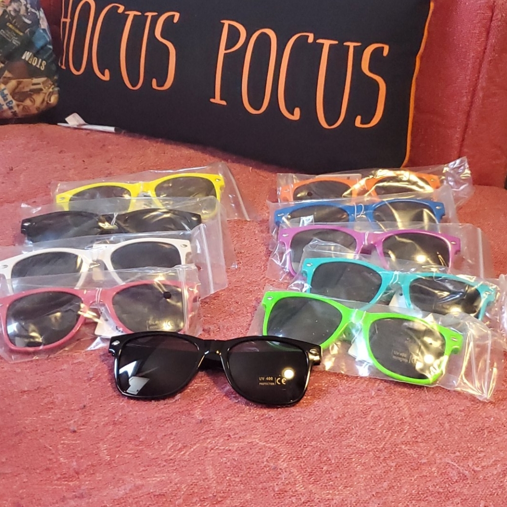 10-Pack of Different Color Sunglasses